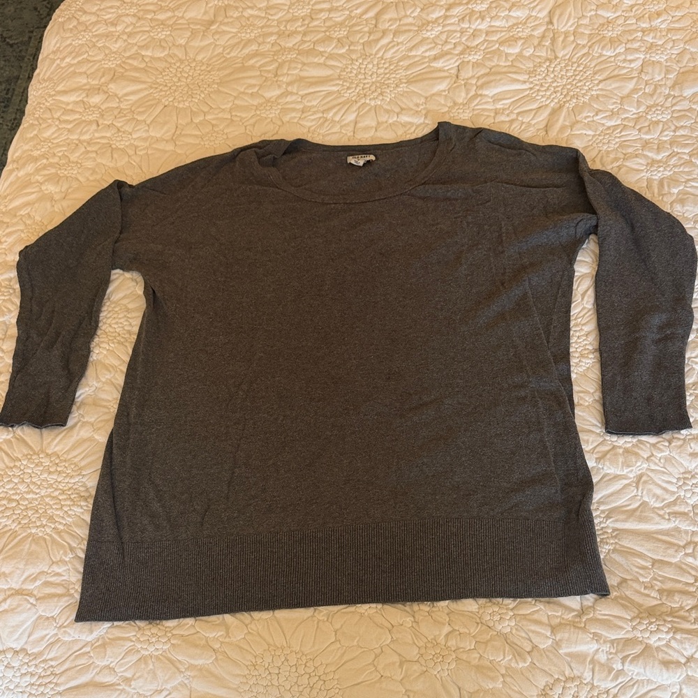 Old Navy Heather Gray Knit Top | Tunic | Dress